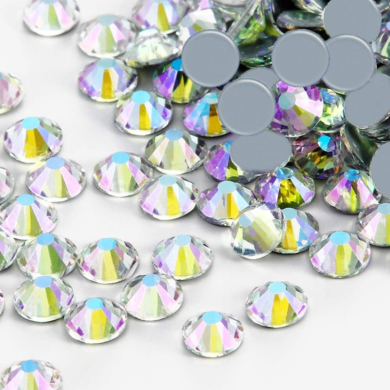 Dowarm 1440 Pieces Hotfix Crystal Rhinestones for Clothes Crafts, Hot Fix Glue on Flatback Crystals, Iron on Crystal Rhinestone (Moonlight/Starry Sky, SS6) - Image 2